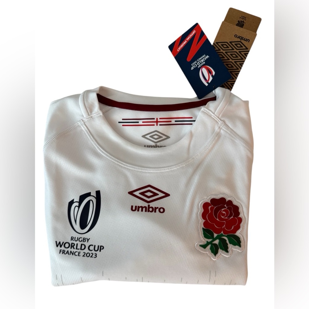 Umbro White Rugby World Cup 2023 Shirt